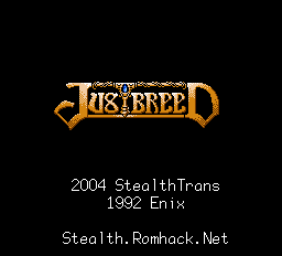 Just Breed (english translation) Title Screen
